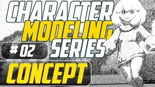 [#02] Concepting & Setup | Character Modeling Series in Blender (2024)