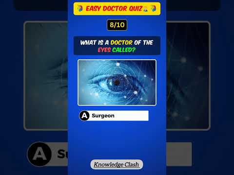 What Is A Doctor Of The Eyes Called? #Eyes #doctor #knowledgeClash #Noboday #answer