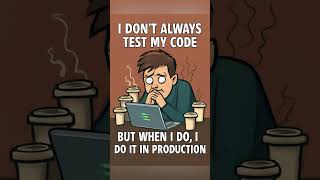 When Developers Test Code… in Production! 😂 #funny