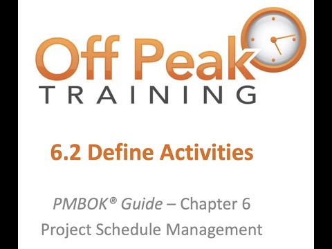 6.2 - Define Activities