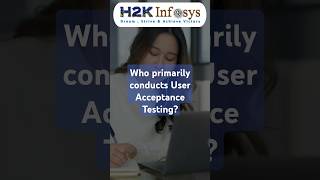 Who primarily conducts User Acceptance #Testing?#qa #automationtesting #manualtesting #education
