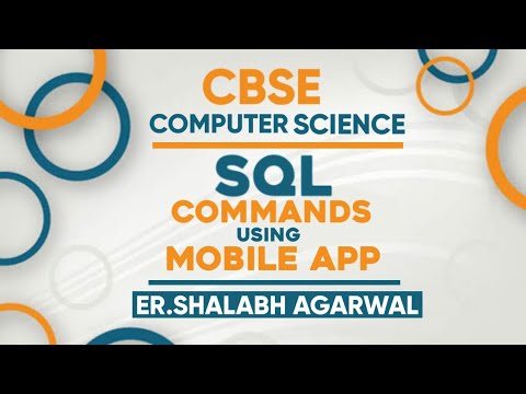 SQL Commands using Mobile App