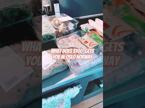 $100 groceries in #oslo #norway