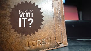 LOREM Men Casual Brown Artificial Leather Wallet  under ₹300!⚡ Unboxing and review |