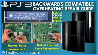 PS3 Thermal Paste Replacement & De-Lid Guide (Fix Overheating & Loud Fan)