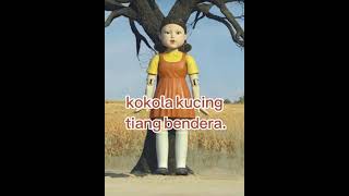 Kokola kucing tiang bendera || Squid Game#squidgame#shorts