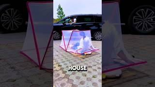Auto Mosquito Net 🤯🥵 ll Carriage House wooden artist ll #cartoon #shortvideo