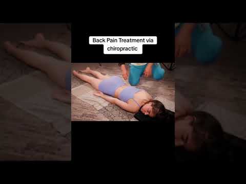 Back Pain Treatment via Chiropractic Treatment #chiropractic #chiropracticadjustment #chiropractictr