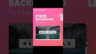 "Master How to make Fixed Background in CSS | Easy CSS Tricks for Websites!" #shorts #css #html