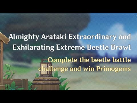 Genshin Impact: Almighty Arataki Beetle Brawl