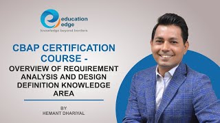 CBAP Certification Course Requirement Analysis & Design Definition Knowledge Area | Education Edge