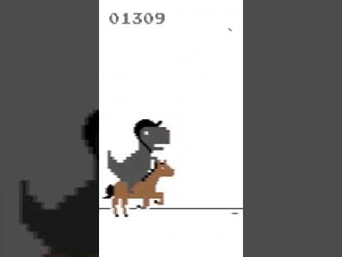 What's your high score in the Equestrian Chrome Dino game?🦖🚀