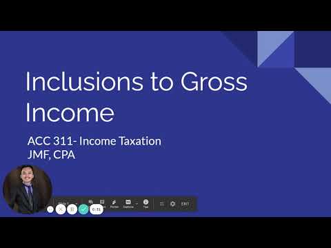 TAX: Inclusions to Gross Income