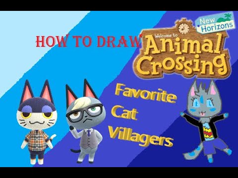 [OLD] How To Draw My Favorite Animal Crossing Cat Villagers in MS Paint!!! (Series Special)