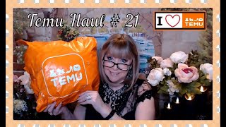 Temu Haul & Try-on 21  #temu #temuwigs #temustyle @temu