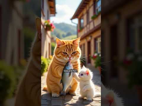 Feline Hero: How Whiskers Saved a Tiny Life #shorts