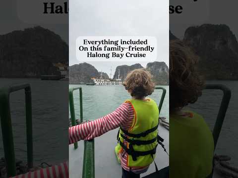 Let’s just say we weren’t bored! This Halong Bay Cruise was great with kids. 3 days, 2 nights!