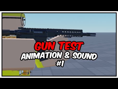 (Roblox Studio) Simple Gun Animation With Sycn Sound #1