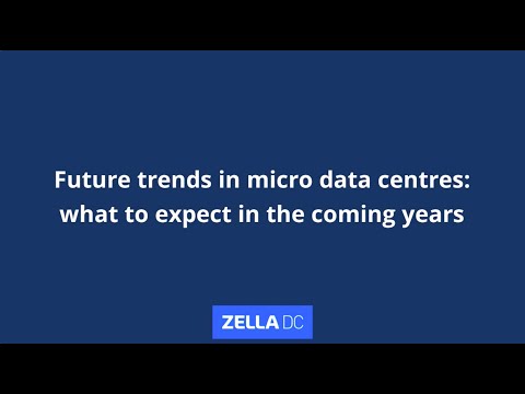 Future trends in micro data centres: what to expect in the coming years.