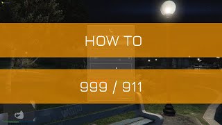 How to..... Citizen emergency 999 / 911