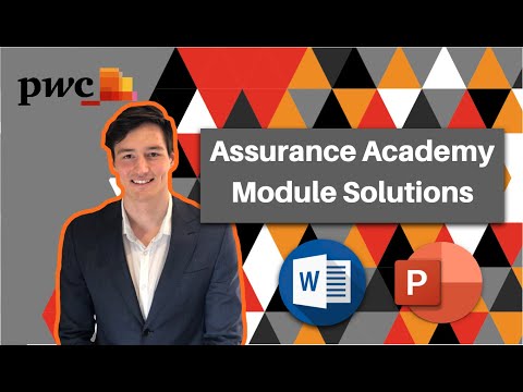 PWC MODULES 1 & 2 SOLUTIONS | ASSURANCE ACADEMY VIRTUAL EXPERIENCE