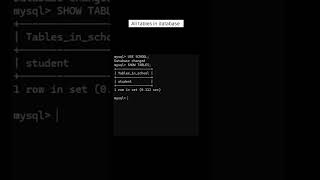 Structure of Table in SQL || SQL #12thcs #python #shortsfeed #cs #shorts #trending