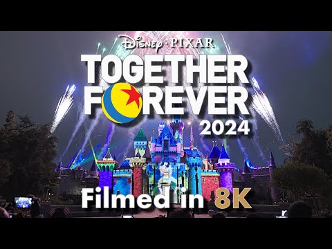 Pixar Fest "Together Forever" Fireworks 2024︱Filmed in 8K