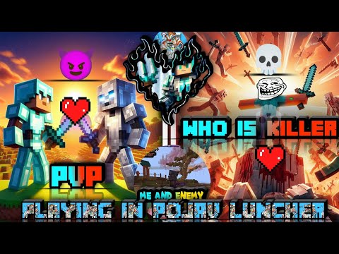 Minecraft but... I try PvP⚔️ in (pojav luncher) 🗿@minecraft