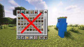 Beating Minecraft In Creative WITHOUT The Creative Menu