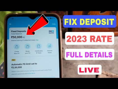 Paytm Payments Bank Fix Deposit | How To Create Paytm Payments Bank Fix Deposit |Paytm FD Kaise Kare