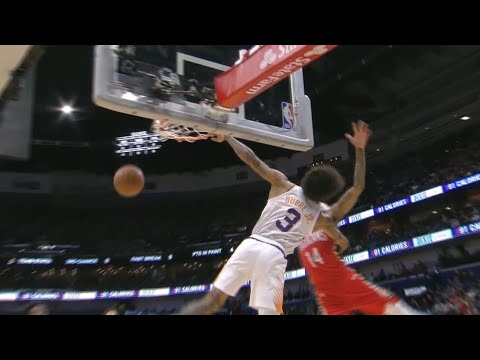 Oubre Stares Down Ingram After Posterizing Dunk - Phoenix Suns vs New Orleans Pelicans