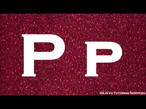 Letter P, p Funky Flashcard Video. Letter P, p Funky Flashcards. Learning the letter P, p.