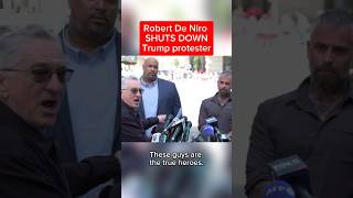 Robert De Niro SHUTS DOWN Trump protester