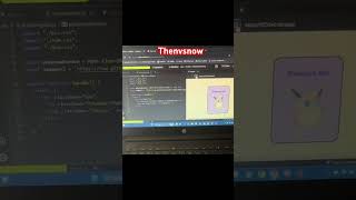 Thenvsnow #pokemon #coding #reactjs #programmingforkids #coding
