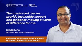 UT Austin AI and ML Course Review with Peeush (Healthcare Professional)