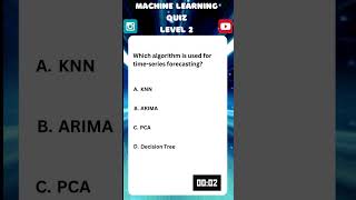 Machine Learning Quiz Level 2: Test Your ML Knowledge! #machinelearningfullcourse #aitrivia