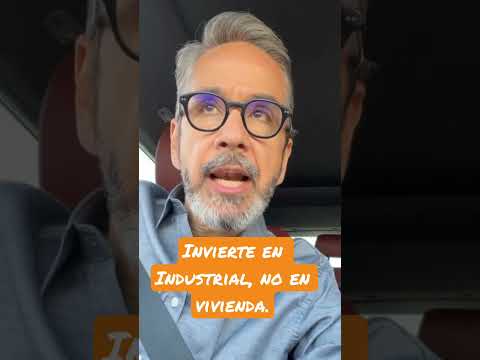 Invierte en bienes raíces industriales, no en vivienda.