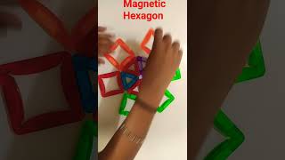 Megnetic hexagon #magnets #techhub #trend #cool #shapes #shorts