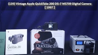 (139) Vintage Apple QuickTake 200 DS-7 M5709 Digital Camera [1997 ]