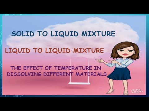 QUARTER 1 WEEK 5 SOLID-LIQUID MIXTURE/LIQUID-LIQUID MIXTURE/THE EFFECT OF TEMPERATURE IN DISSOLVING