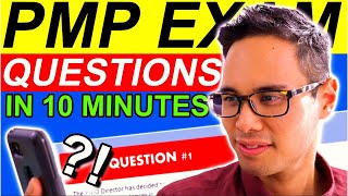 PMP Exam Questions 2024 SOLVED in 10 MINUTES! | PMP Exam Prep | PMP Questions Practice