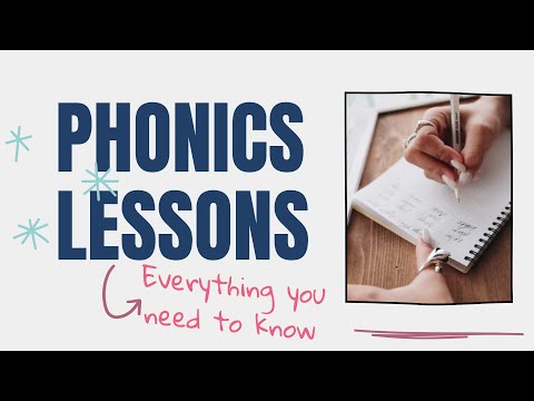 Lessons for Phonics - Detailed Explanation of Phonics Lessons