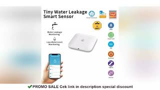 Tiny Water Leakage Smart Sensor ZigBee Smart Leakage Detector Alarm Supports tuya/Home Assistant/eWe