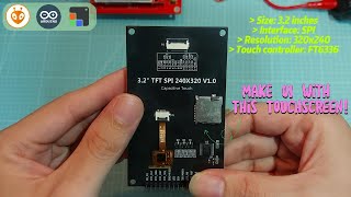 ESP32 Capacitive Touch Display Setup with LVGL UI Tutorial