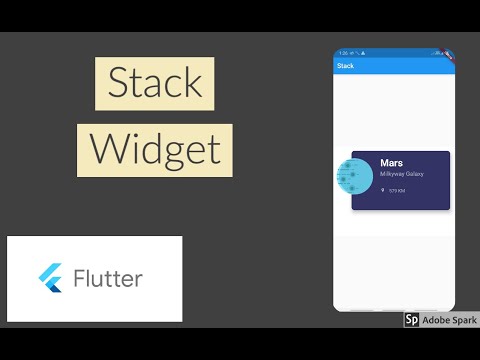 Stack Flutter widget