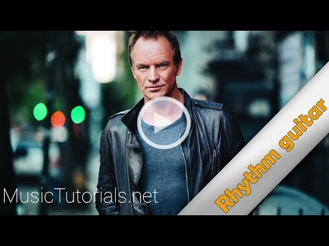 Sting - I Can't Stop Thinking About You ( Rhythm Guitar )
