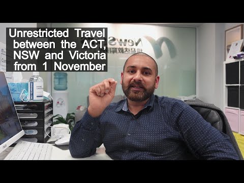 Unrestricted Travel between the ACT, NSW and Victoria from 1 November