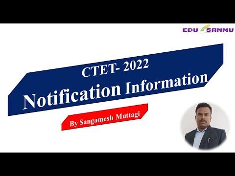 CTET-2022 | Notification Information