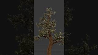 Draw trees in Blender! Watch the Full tutorial! #blender #blenderrender3d #shorts