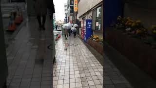 Rainy day in Tokyo